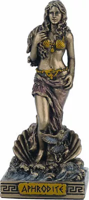 £12.69 • Buy Greek Goddess Aphrodite / Venus Emerging Cold Cast Bronze Miniature 8.7cm /3.4'