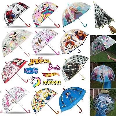 Bubble Umbrella Dome Umbrella Animated Character Bell Umbrellas Kids 3-7 Yrs • £14.99