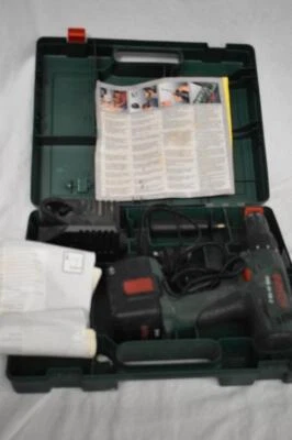 £16 • Buy Bosch Cordless Combi Drill Model PSB24 VE-2 In Case, Battery, Charger & Manual