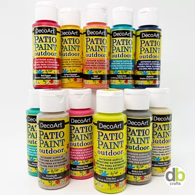 £3.30 • Buy DecoArt Outdoor Garden Patio Paints 2oz (BUY 5 GET 1 FREE - ADD 6 TO BASKET)