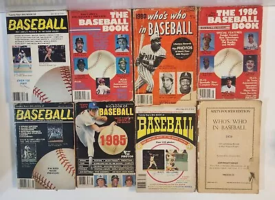 Who's Who In Baseball+Tommy Kay's+The Baseball Book. Statistic 8 Books Vintage  • $4