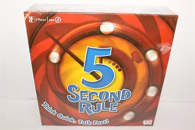 5 Second Rule Board Game Brand New Sealed UG U. Games Australia 8+ 3+ Players • $29.99