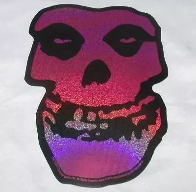 Misfits Pink Glitter Foil Skull Sticker Decal Punk • $4.46