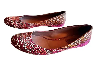 Missoni Silk Satin Women's Ballet Flats Shoes Size Eur 37  US 6.5 UK 4.5. Dressy • $45.50