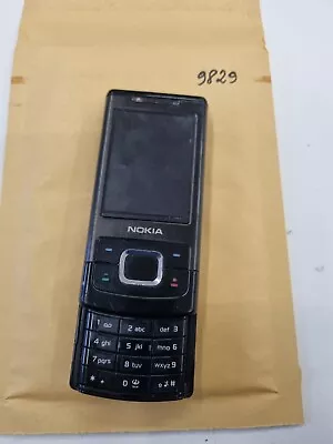 Nokia Slide 6500 - Black (Unlocked) Mobile Phone • £18