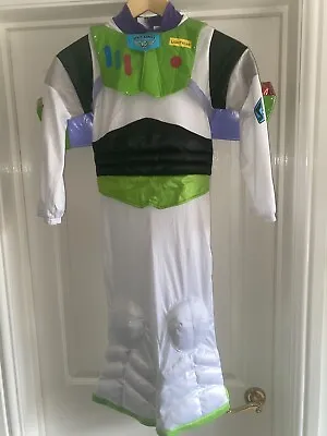 £15 • Buy Disney Kids 5-6yrs Buzz Lightyear Toy Story Fancy Dress Full Costume With Wings
