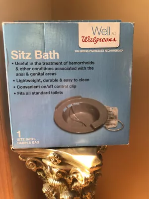 Sitz Bath Basin & Bag Well At Walgreens • $18.99