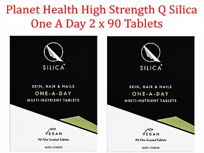 Planet Health High Strength Q Silica One A Day 180 Tablets ( 6 Months Supply ) • $128.80