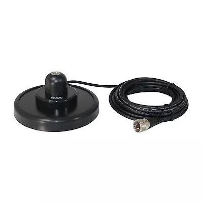 TRAM 240-B 5-Inch Black Steel NMO Magnet Mount With RG58 Coaxial Cable And... • $34.35