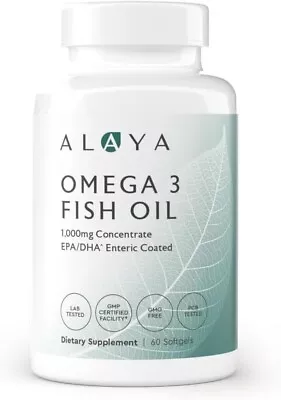 New Omega 3 Fish Oil 1000 Mcg  60 Softgels Non-GMO • $79.99