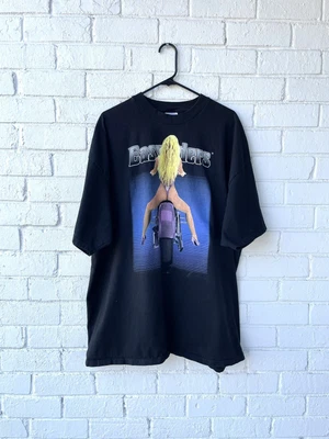 $159 • Buy Vintage 90’s Easy Riders T-Shirt Texas Motorcycle Blonde Pinup Girl 3XL