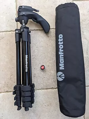 Manfrotto Compact Action MKCOMPACTACN Tripod + Manfrooto Release Plate +bag • £40