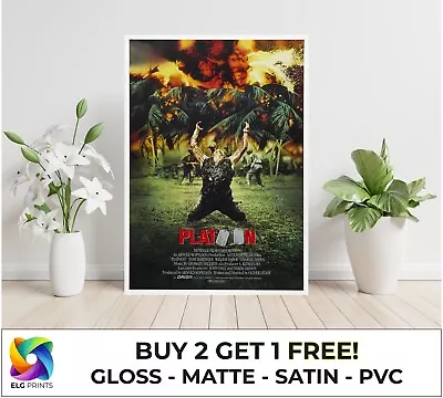 LAMINATED Platoon Vintage Classic War Movie Large Poster Art Print Gift A1 A2 A3 • £7.99