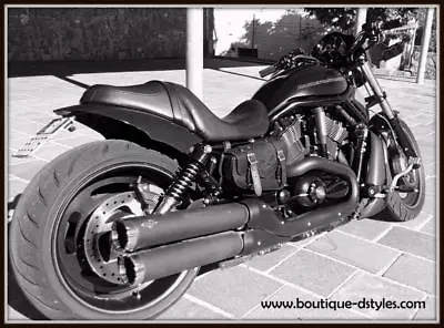 $93.29 • Buy Leather Saddlebag Skull - Harley Sportster Forty Iron Nighster V-Rod