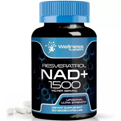 NAD Supplement 1500Mg - Liposomal NAD+ Supplement With Resveratrol Nad Plus Bo • $30.99