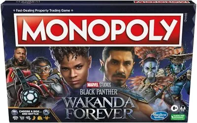 Monopoly - Black Panther Wakanda Forever Edition Board Game**LIMITED STOCK** • £19.99