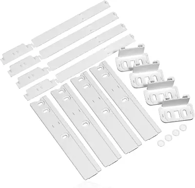 Spares2Go Integrated Fridge Door Slide Mounting Universal Bracket Fixing Kit (Pa • £13.55