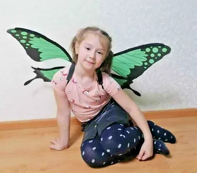 Unisex Butterfly Style Costume Child Teenagers Kids Girls Fairy Wings Toddler • $35