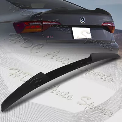 For 2019-2022 Volkswagen Jetta MK7 W-Power Matt Black V-Style Trunk Spoiler Wing • $62.99