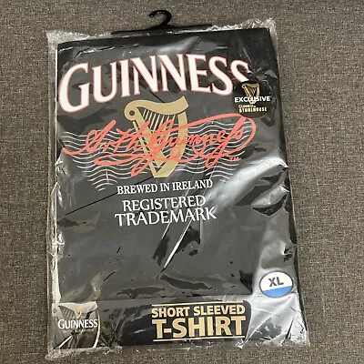 Guinness Mono Logo T-shirt Black Mens  • $19.99