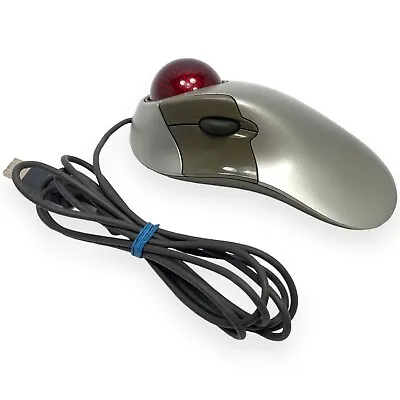 Microsoft Trackball Explorer 1.0 Mouse PS2/USB Compatible X05-87473 Tested Works • $147.33