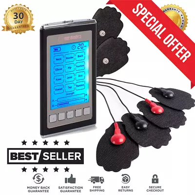 Tens Unit Muscle Stimulator Full Body Electrotherapy Device Rechargeable • $24.99