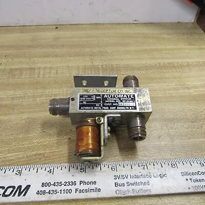 COAX RELAY T/R SPDT UHF SO-239 Connectors Coil 6V AC AUTO-MATE HAM RADIO • $25