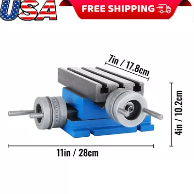 Milling Machine Work Table Slide Milling Working Cross Table Compound Slide NEW • $141.45