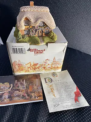 Lilliput Lane Bramble Cottage Berkshire Box&Deeds Made In England 1990 NEW • £7.90