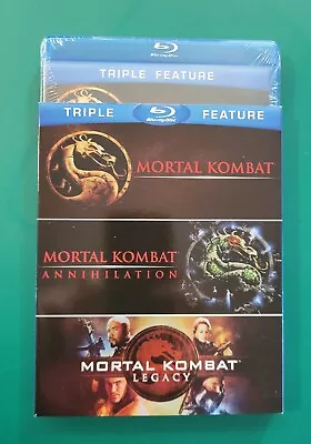 Mortal Kombat/Mortal Kombat 2/Mortal Kombat: Legacy (Blu-ray Disc 2014 3-Disc • $14.95