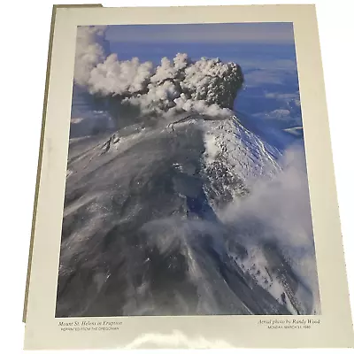 1980 Mt. St. Helens Color Eruption 14  X 11  Photo From The Oregonian March 31st • $19.99