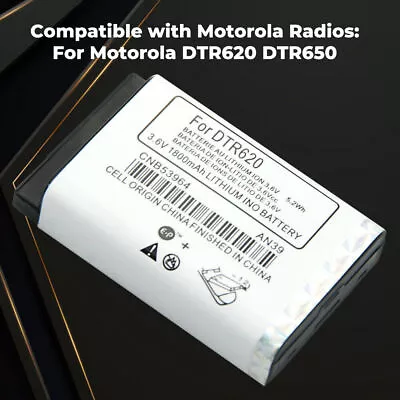 NEW 3.6v 1800mAh Li-ion Battery Pack CNB53964 For Radio Motorola DTR620 DTR650 • $25.16