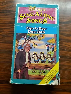 $12.99 • Buy Disneys Sing Along Songs Song Of The South: Zip-A-Dee-Doo-Dah VHS HTF Rare