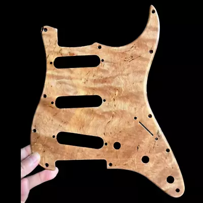 1pcs FD STRAT GUITAR Pickguard SSS Spalted Maple Guitar Pickguard 11 Holes • $19