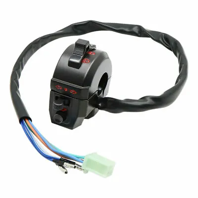 Universal 7/8  Control Light Turn Signal For Motorcycle Handlebar Left Switch • $12.55