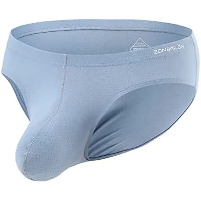 ZONBAILON Men's Briefs Underwear Bulge Pouch Ultra Breathable Low Rise Briefs • $32.48