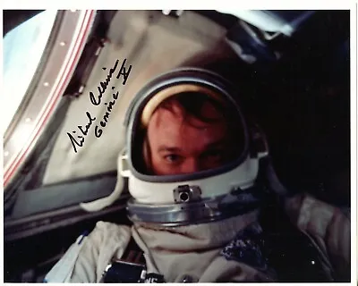 Astronaut Archives Offers Signed  Michael  Collins W/ Gemini X Added NASA Glossy • $895