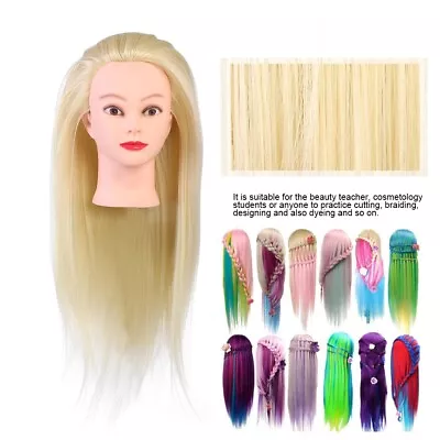 Hair Salon Cosmetology Hairdressing Practice Head Mannequin Dolls Salon Tool BOO • $30.84