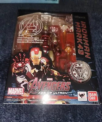 BANDAI S.H.Figuarts Iron Man Mark43 Avengers Age Of Ultron FREE B.Spirit Stand • $12.50