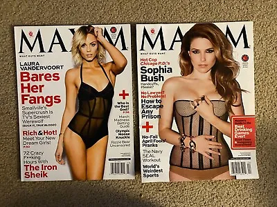 Magazine:Maxim: #191/192: March/April 2014: Sophia Bush/Laura Vandervoort • $18.76