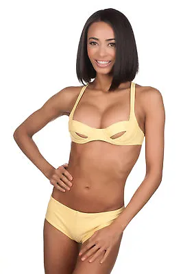 $19.99 • Buy Rosa Cha Underwire Cut-out Low Rise Short Bottom Swimsuit Set 6664