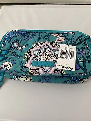 Peacock Garden Vera Bradley Blush & Brush Cosmetic Make Up Case New • $24.99