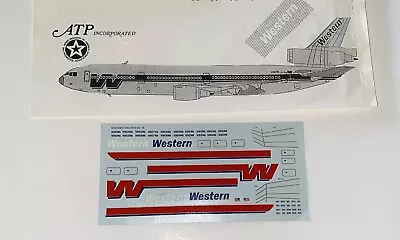 ATP Decals 200AD19 1/200 Scale DC10-10 Western Airlines Decal • $6.99