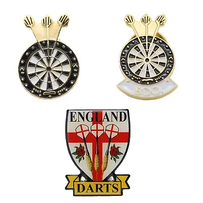 Dartboard Pin Badge / England Pin Badge / Dart Shirt Badge • £2.99