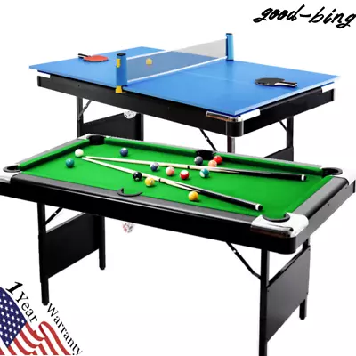 3 In 1 Billiard Table Multifunctional Table Tennis Table Pool Table For Families • $599