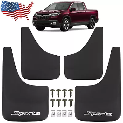 Sport Rally Mud Flaps For Honda Ridgeline 4x4 Type R 2006-2022 Splash Guards • $39.99