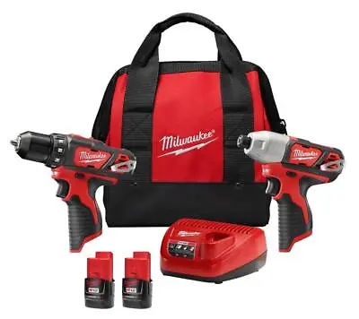 Milwaukee M12 Drill/impact Combo Kit • $119