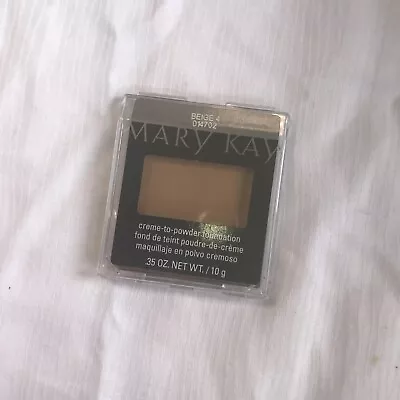 Mary Kay Creme To Powder Foundation Beige 4 New 014702 • $18.90