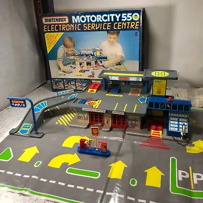 Matchbox MotorCity 550- Electronic Service Centre Rare Vintage Boxed Nice! • $159.99