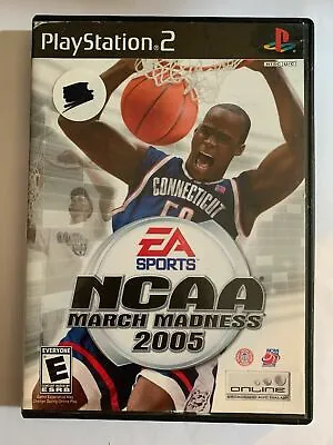 Ncaa March Madness 2005 - Ps2 - Complete W/ Manual - Free S/h - (t7) • $5.95